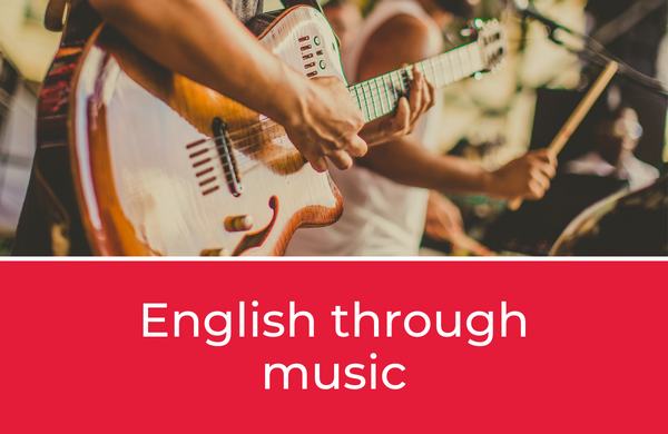 English through music