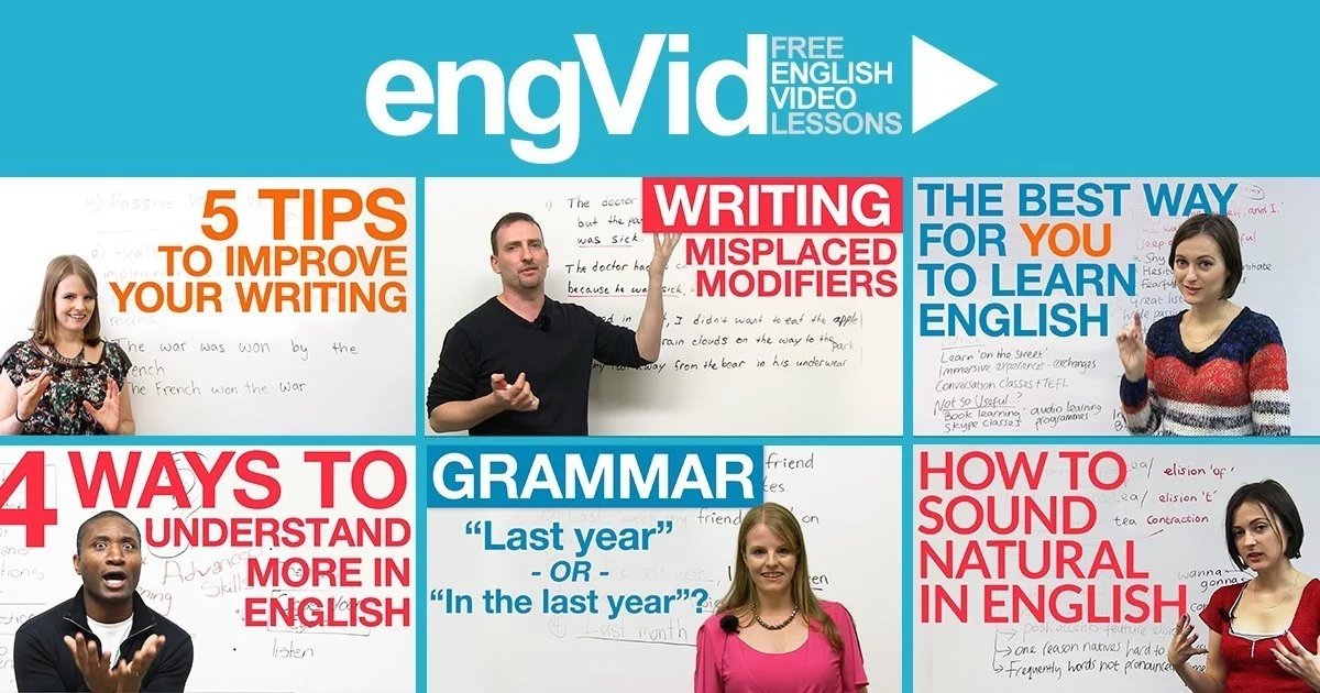 Online English Video Lessons with … engVid - Atlas Language School