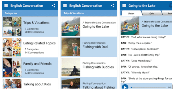 English Conversation Practise App
