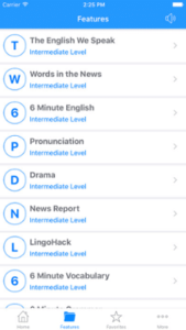 Choices of apps to continue practicing listening to English