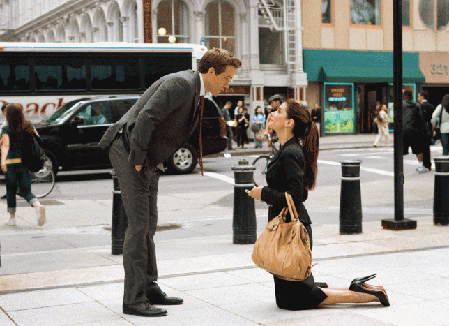 Scene from a movie The Proposal