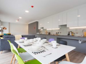 Shared Living Space for students in Brickfield Residence