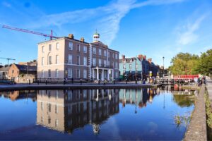 Atlas Language School in Portobello, Dublin 2 during summer time.