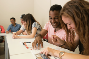 Students in a English Class