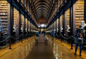 the long room harry potter hogwarts trinity college