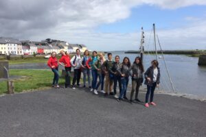 Students visiting Galway City as part of the Atlas Junior Clare programme.