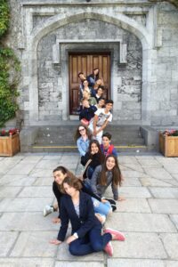 Students from Atlas Junior Clare visiting the University of Galway.