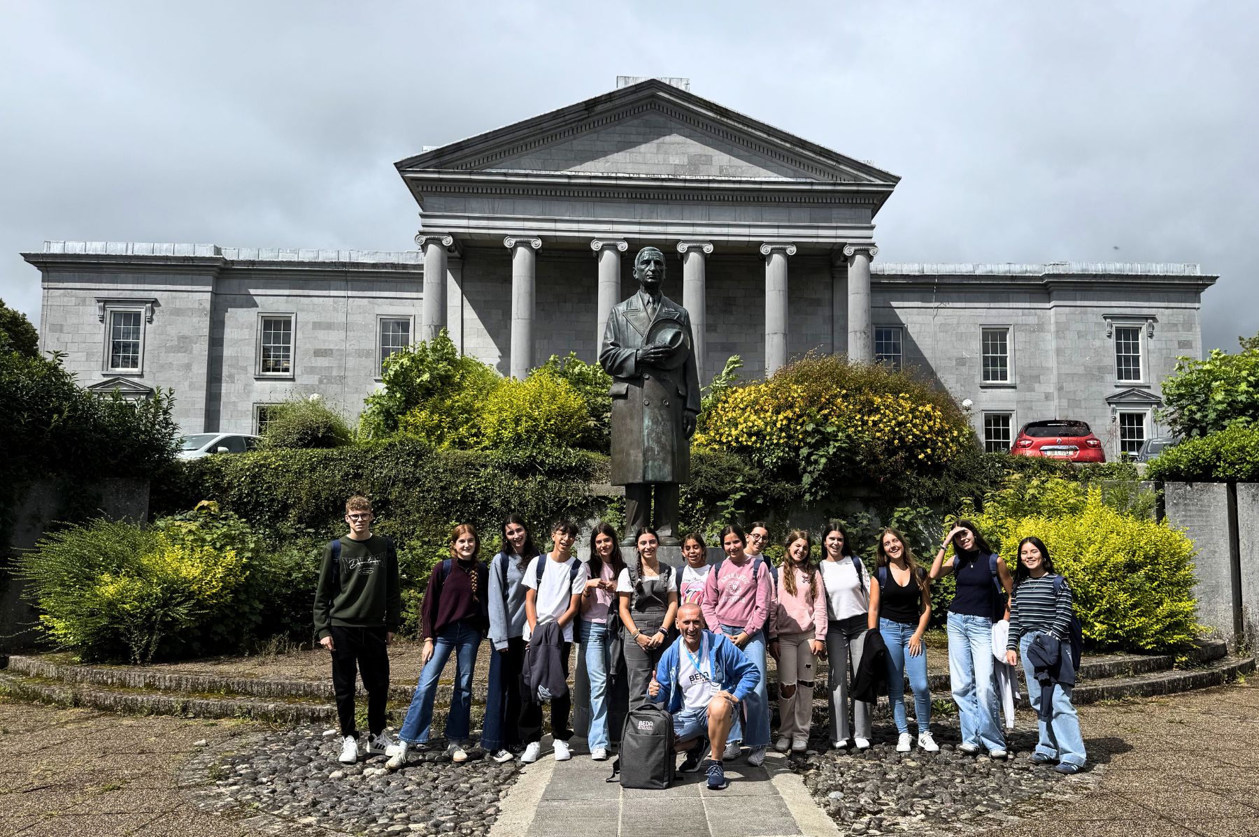 Atlas Junior Clare students exploring Ennis Town
