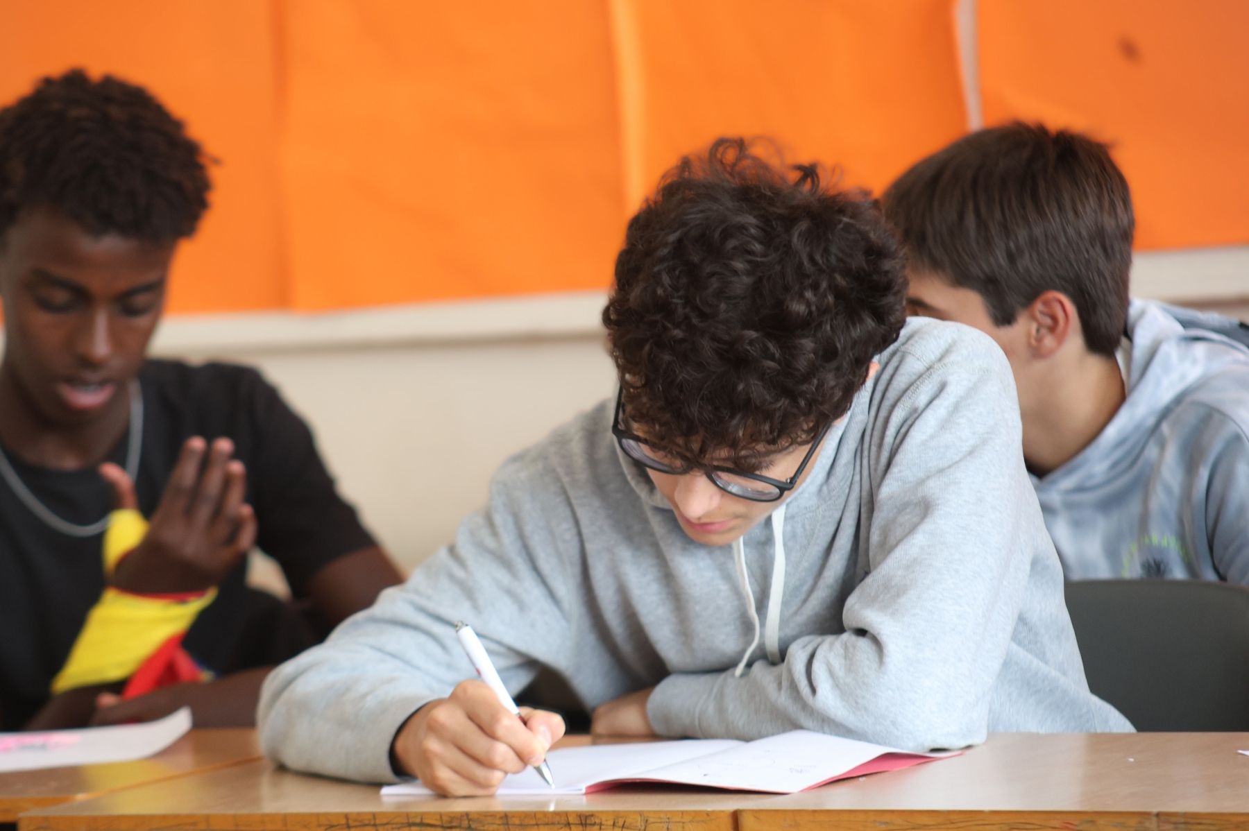 Atlas Juniors during English Class