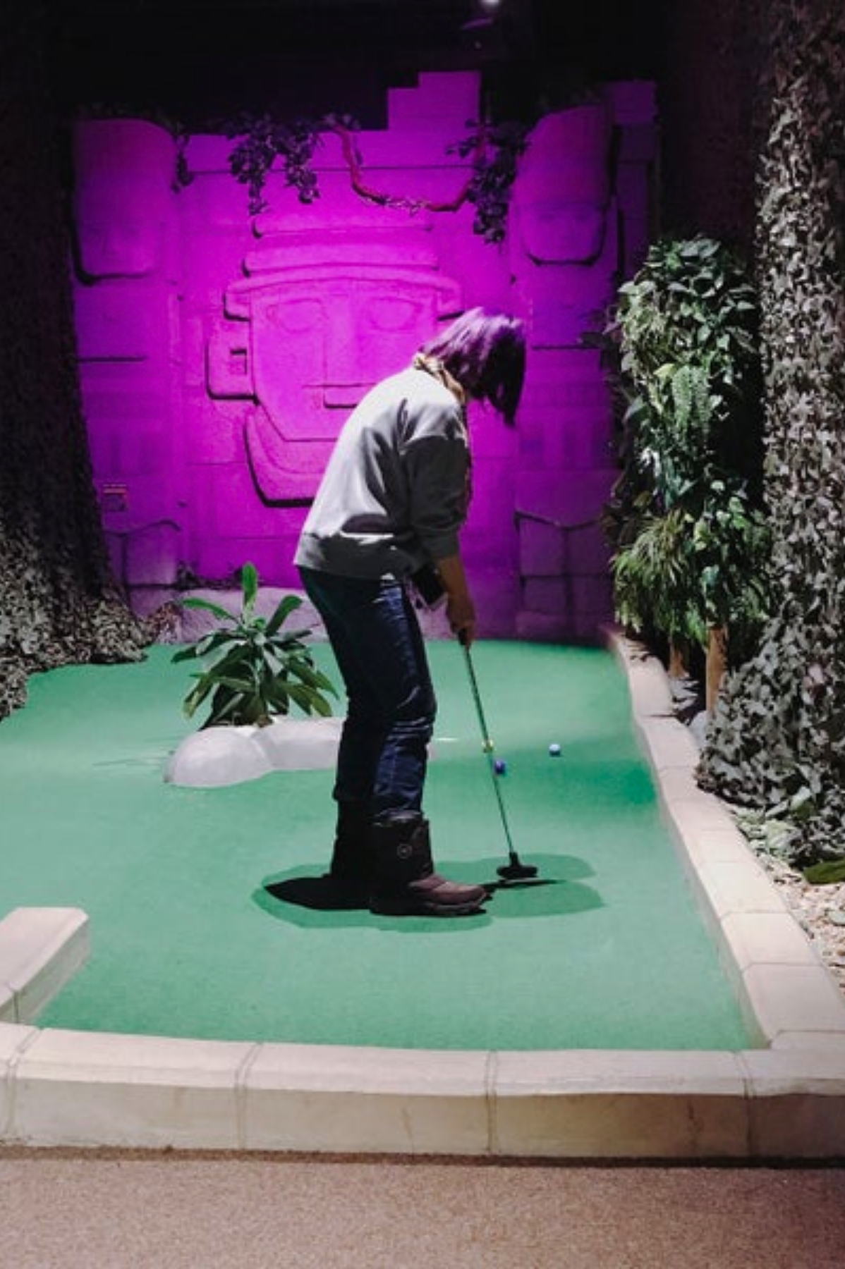 Minigolf, Actividad nocturna
